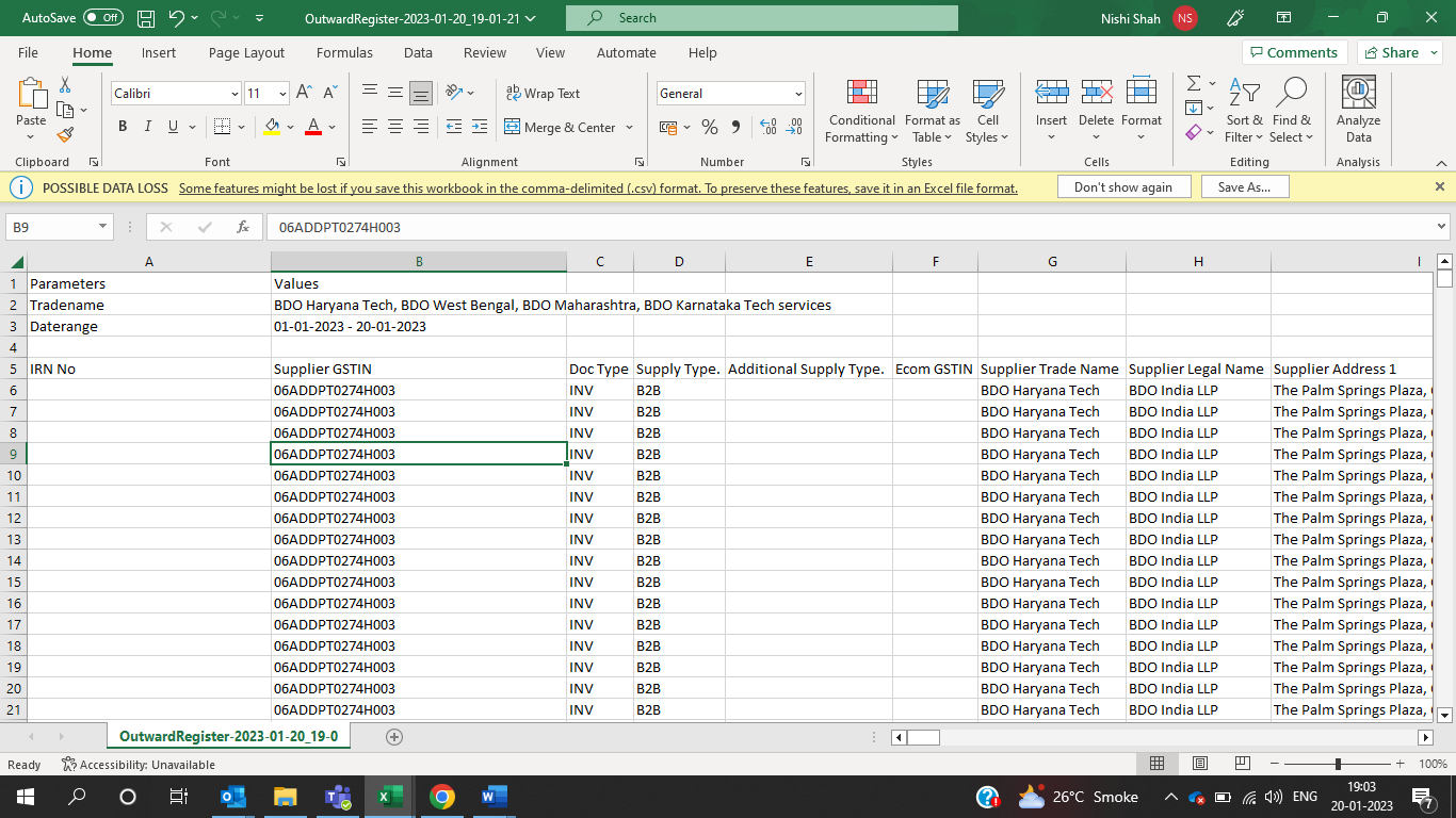 Graphical user interface, application, table, ExcelDescription automatically generated